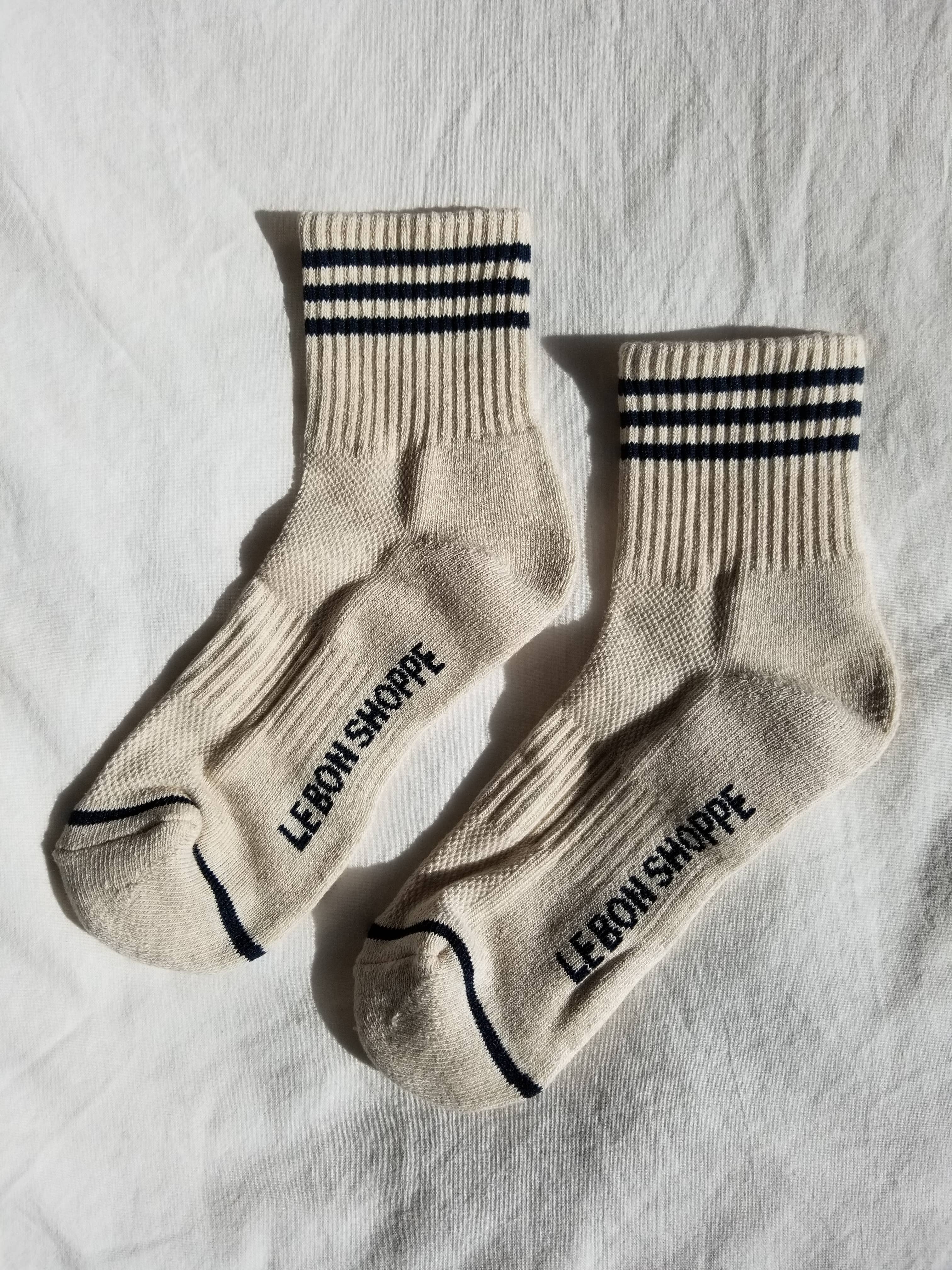 Girlfriend Socks: Ivory