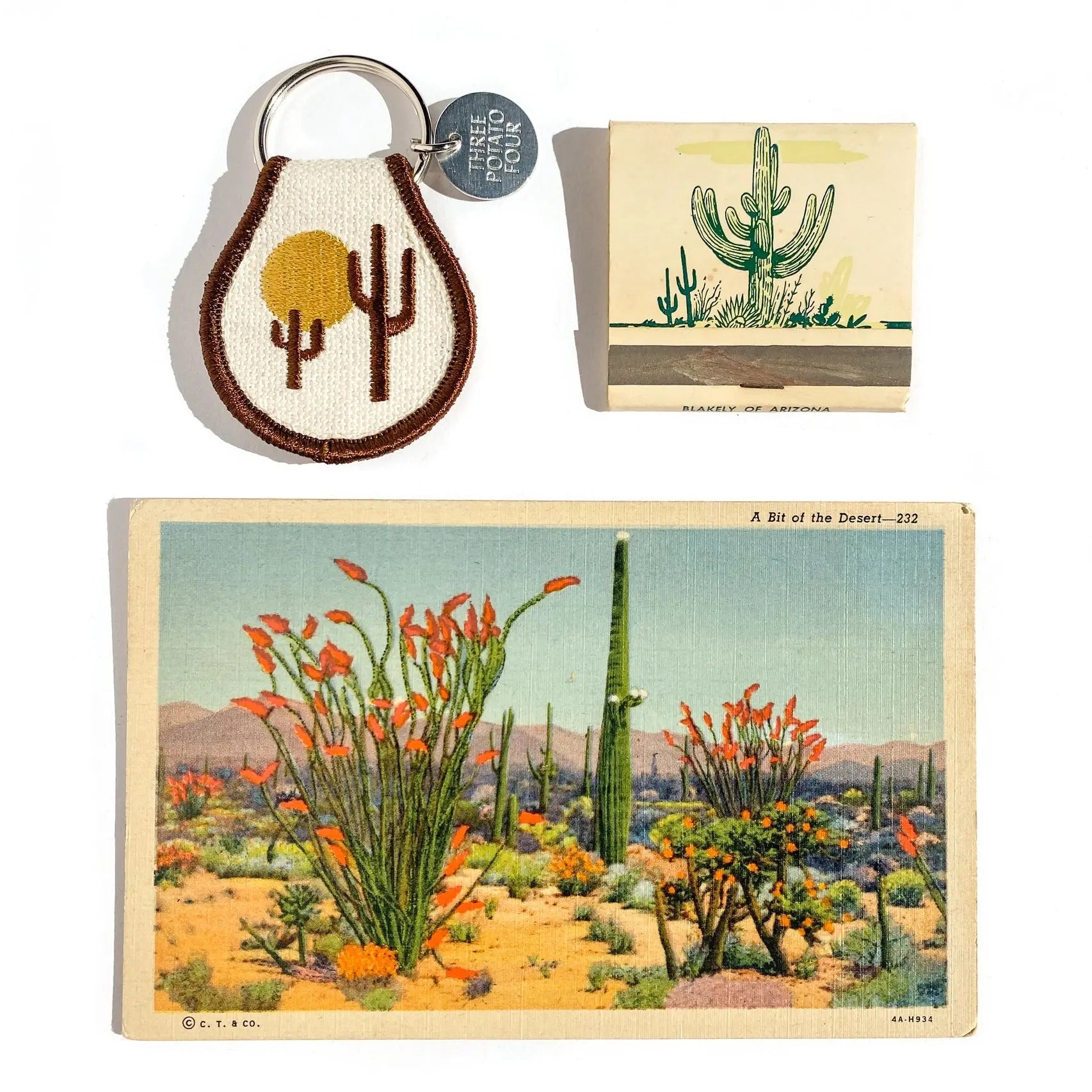 Desert Vibes Keychain Three Potato Four