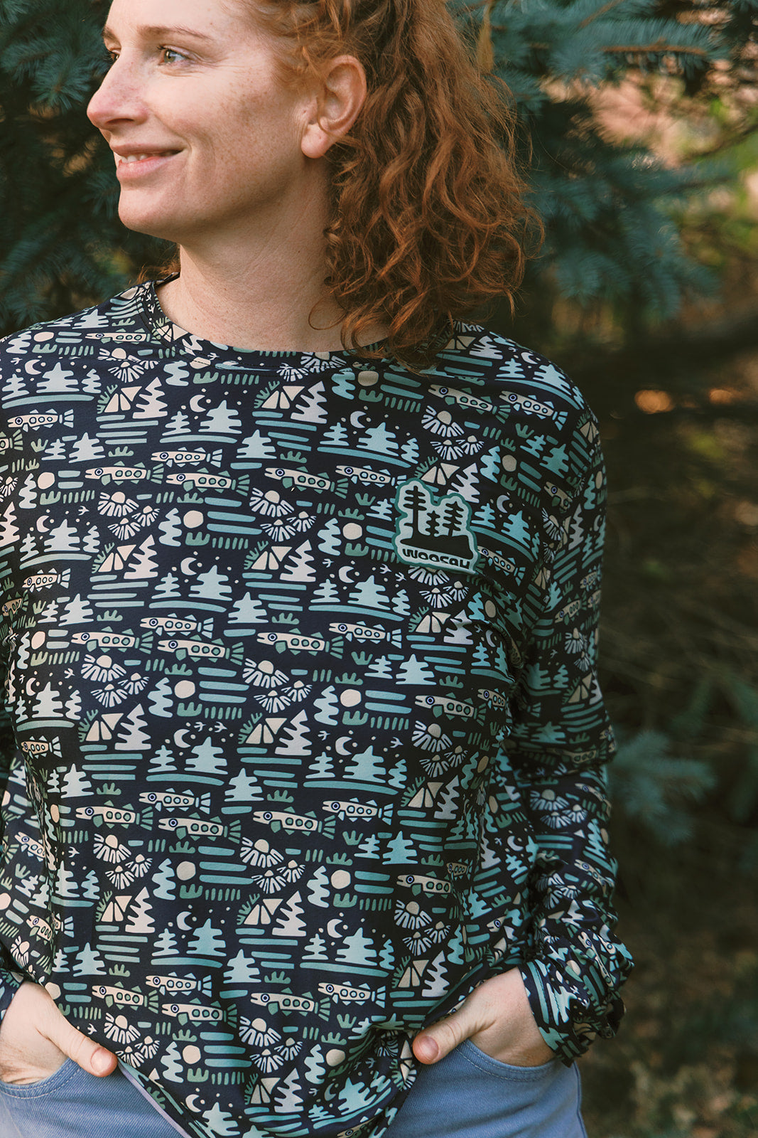 Night Swim L/S Tech Tee