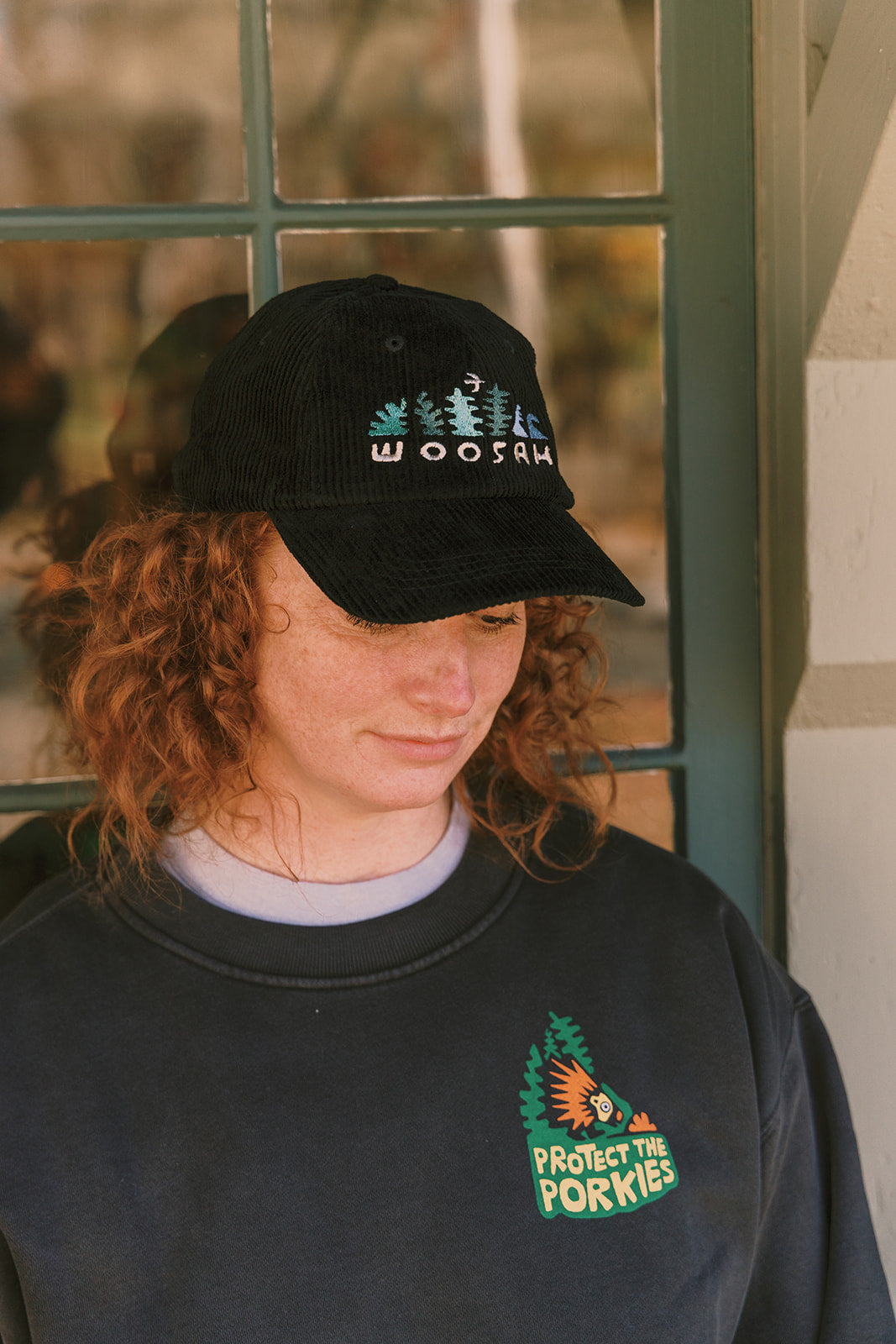 Ventura Corduroy Dad Hat Black