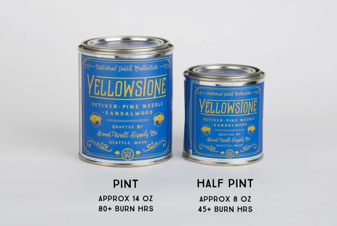 Yellowstone National Park Candle Good and Well